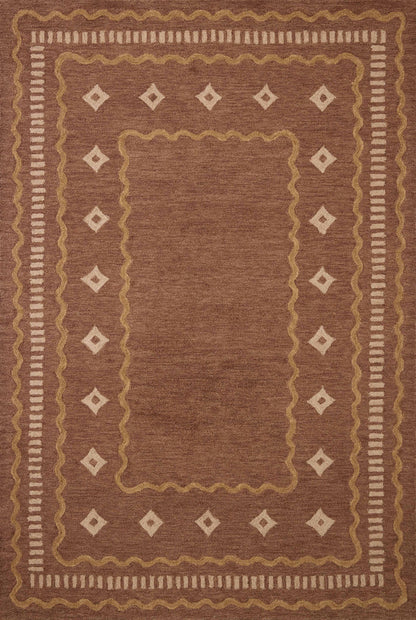 The Rug Corner Chris Loves Julia x Loloi Chris Loves Julia - Alfie Clay / Spice Area Rug