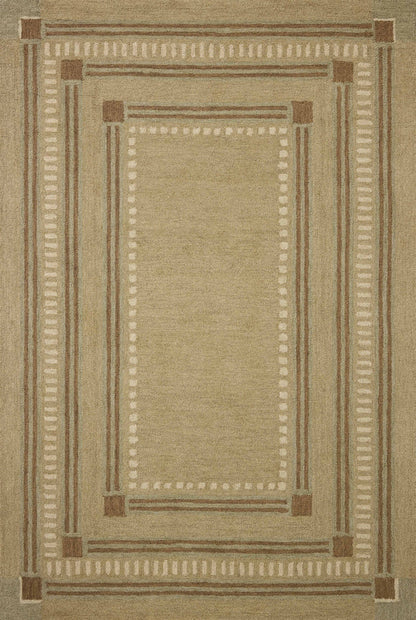 The Rug Corner Chris Loves Julia x Loloi Chris Loves Julia - Alfie Green / Natural Area Rug