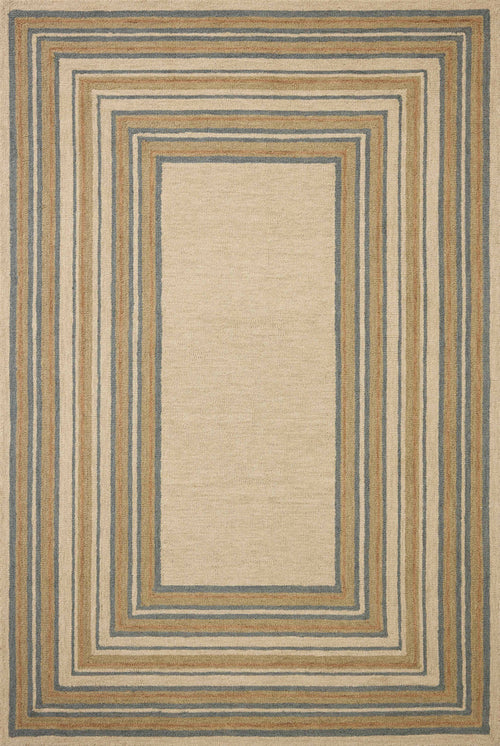 The Rug Corner Chris Loves Julia x Loloi Alfie Natural / Multi