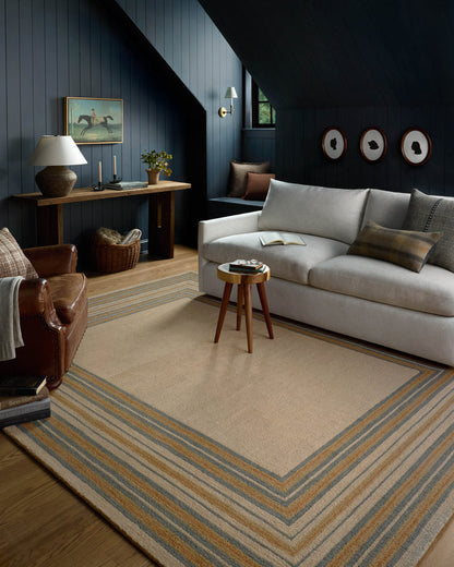 The Rug Corner Chris Loves Julia x Loloi Alfie Natural / Multi