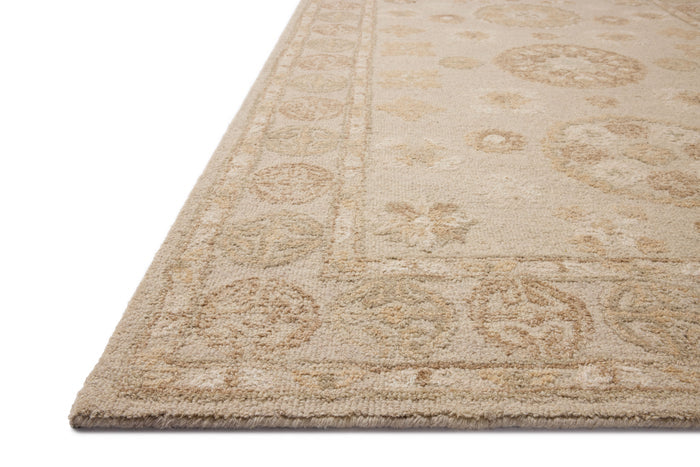 The Rug Corner Chris Loves Julia x Loloi Dorothea Dove / Natural