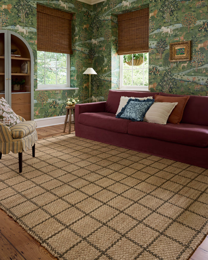 The Rug Corner Chris Loves Julia x Loloi Chris Loves Julia - Fletcher Natural / Olive Area Rug