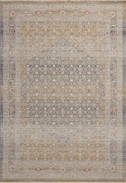 The Rug Corner Chris Loves Julia x Loloi Ida Stone / Gold