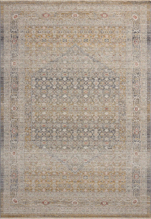 The Rug Corner Chris Loves Julia x Loloi Ida Stone / Gold