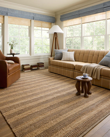 The Rug Corner Chris Loves Julia x Loloi Chris Loves Julia - Judy Natural / Chocolate Area Rug