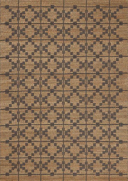 The Rug Corner Chris Loves Julia x Loloi Judy Natural / Graphite