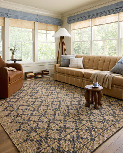 The Rug Corner Chris Loves Julia x Loloi Judy Natural / Graphite