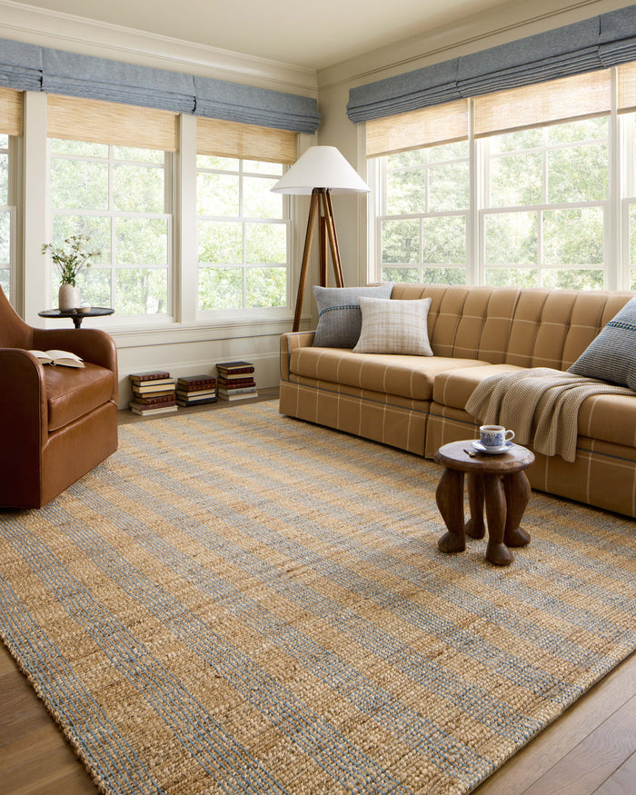 The Rug Corner Chris Loves Julia x Loloi Chris Loves Julia - Judy Natural / Sky Area Rug