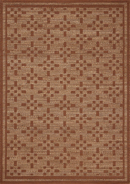 The Rug Corner Chris Loves Julia x Loloi Chris Loves Julia - Judy Natural / Spice Area Rug