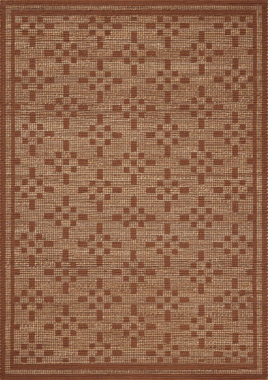 The Rug Corner Chris Loves Julia x Loloi Chris Loves Julia - Judy Natural / Spice Area Rug