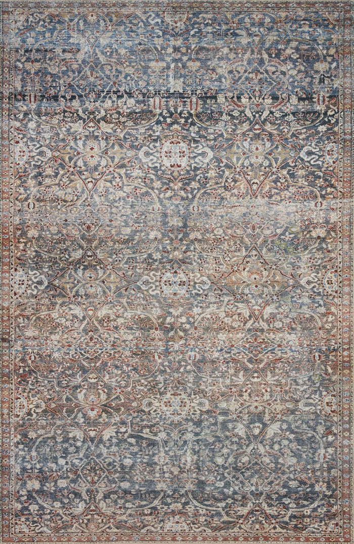 The Rug Corner Chris Loves Julia x Loloi Chris Loves Julia - Jules Denim / Spice Area Rug
