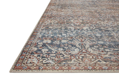 The Rug Corner Chris Loves Julia x Loloi Chris Loves Julia - Jules Denim / Spice Area Rug