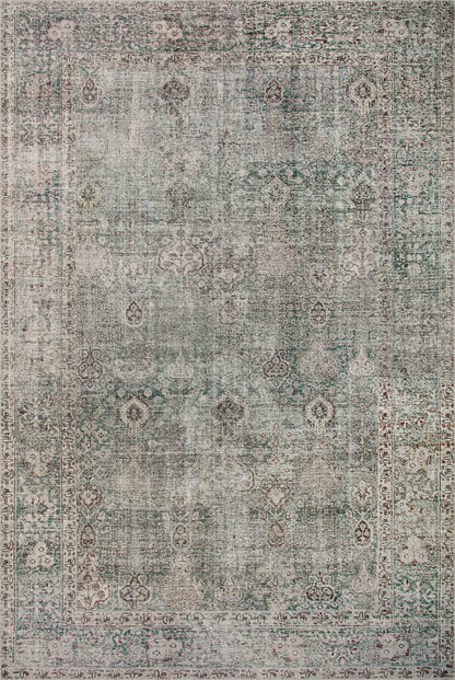 The Rug Corner Chris Loves Julia x Loloi Chris Loves Julia - Jules Emerald / Antique Ivory Area Rug