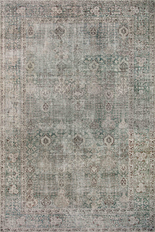 The Rug Corner Chris Loves Julia x Loloi Chris Loves Julia - Jules Emerald / Antique Ivory Area Rug