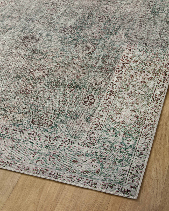 The Rug Corner Chris Loves Julia x Loloi Chris Loves Julia - Jules Emerald / Antique Ivory Area Rug