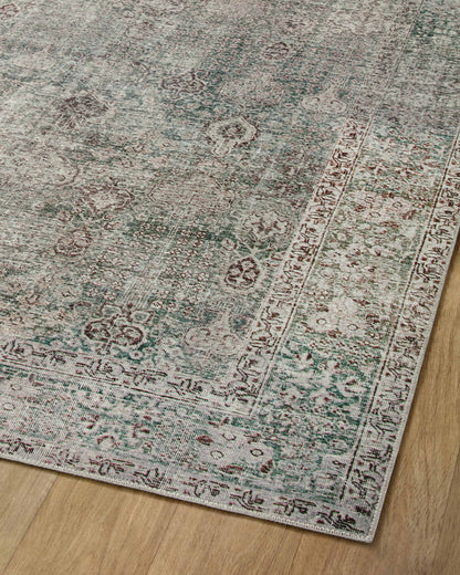 The Rug Corner Chris Loves Julia x Loloi Chris Loves Julia - Jules Emerald / Antique Ivory Area Rug