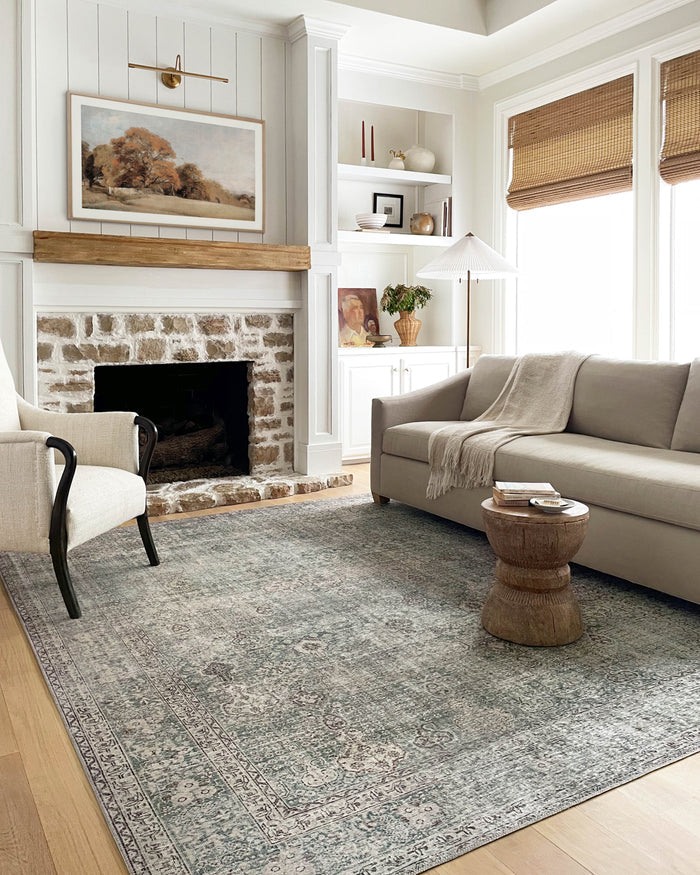 The Rug Corner Chris Loves Julia x Loloi Chris Loves Julia - Jules Emerald / Antique Ivory Area Rug