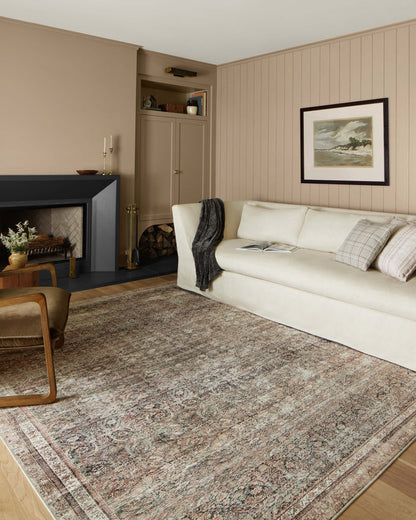 The Rug Corner Chris Loves Julia x Loloi Chris Loves Julia - Jules Ink / Terracotta Area Rug