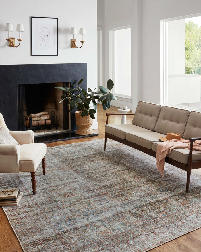 The Rug Corner Chris Loves Julia x Loloi Chris Loves Julia - Jules Lagoon / Brick Area Rug