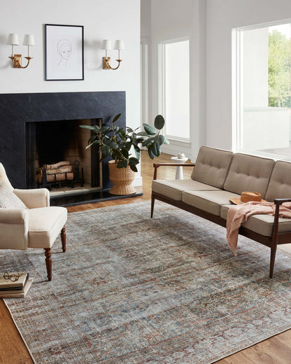 The Rug Corner Chris Loves Julia x Loloi Chris Loves Julia - Jules Lagoon / Brick Area Rug