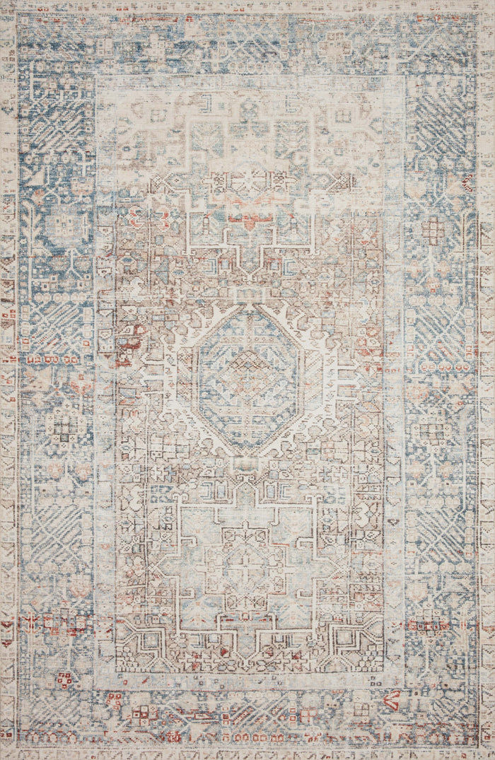 The Rug Corner Chris Loves Julia x Loloi Chris Loves Julia - Jules Natural / Ocean Area Rug