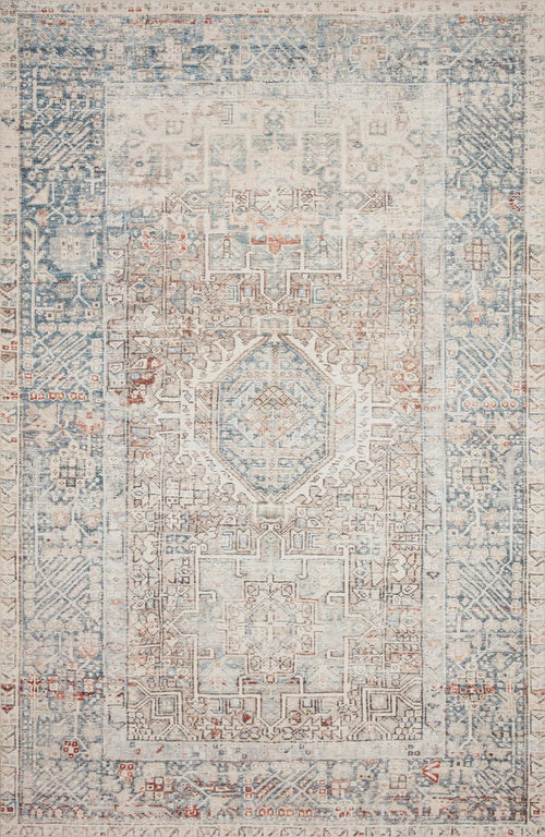 The Rug Corner Chris Loves Julia x Loloi Chris Loves Julia - Jules Natural / Ocean Area Rug