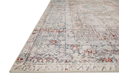 The Rug Corner Chris Loves Julia x Loloi Chris Loves Julia - Jules Natural / Ocean Area Rug