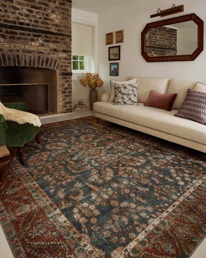 The Rug Corner Chris Loves Julia x Loloi Chris Loves Julia - Jules Ocean / Spice Area Rug