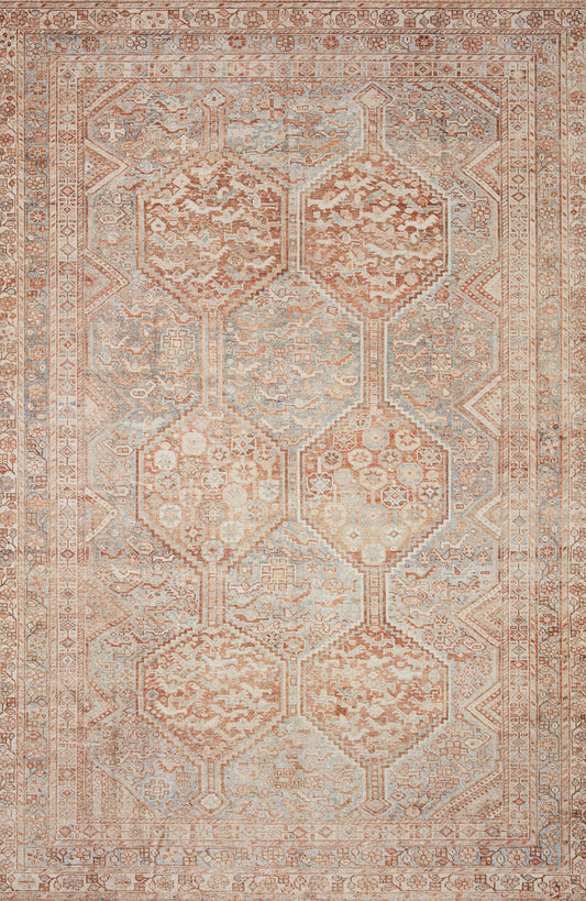 The Rug Corner Chris Loves Julia x Loloi Chris Loves Julia - Jules Tangerine / Mist Area Rug