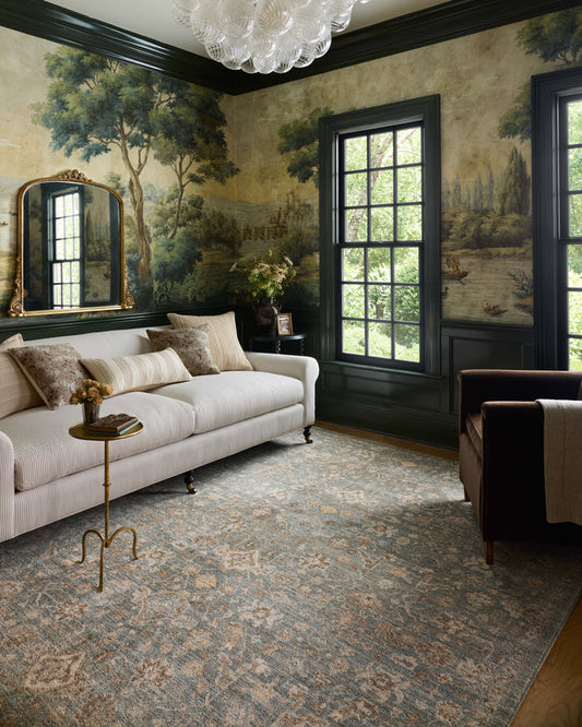The Rug Corner Chris Loves Julia x Loloi Chris Loves Julia - Palma Blue / Natural Area Rug