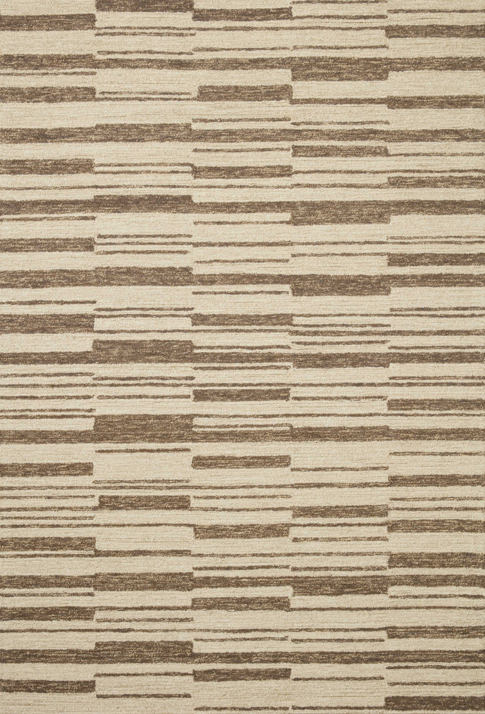 The Rug Corner Chris Loves Julia x Loloi Polly Beige / Tobacco