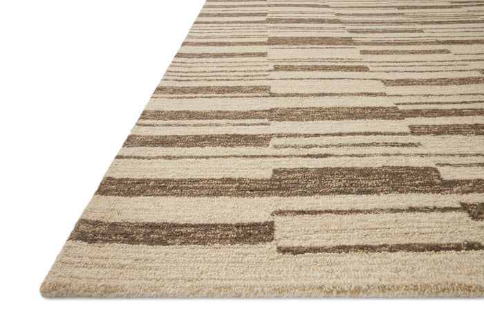 The Rug Corner Chris Loves Julia x Loloi Polly Beige / Tobacco