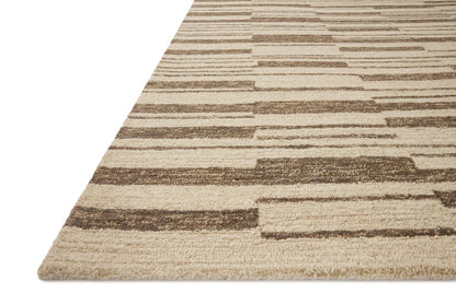 The Rug Corner Chris Loves Julia x Loloi Polly Beige / Tobacco