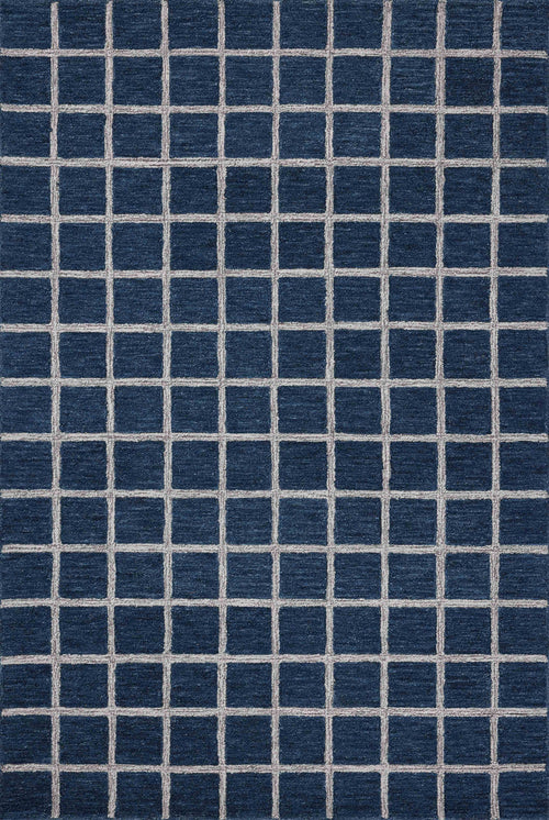 The Rug Corner Chris Loves Julia x Loloi Polly Navy / Silver