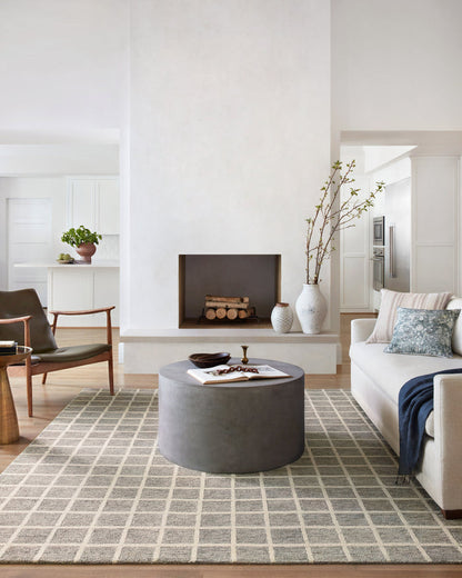 The Rug Corner Chris Loves Julia x Loloi Polly Slate / Ivory