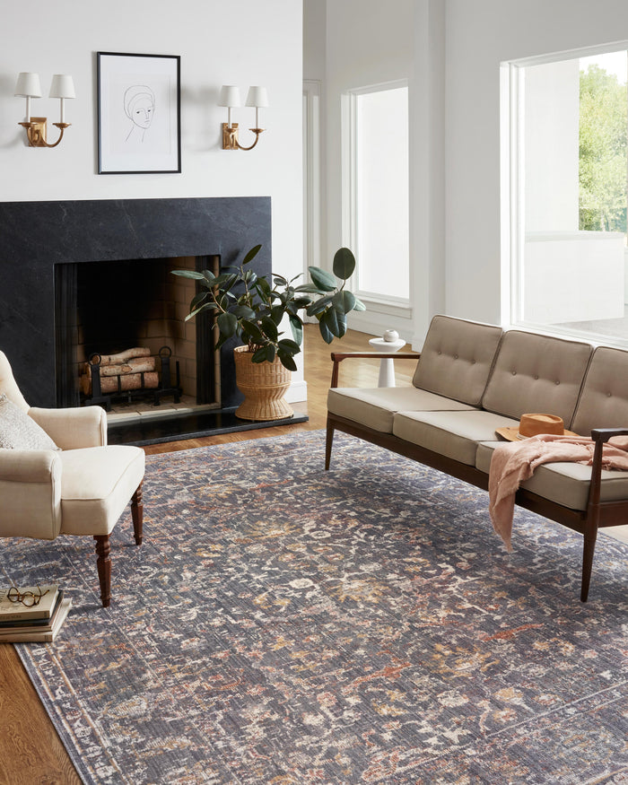 The Rug Corner Chris Loves Julia x Loloi Chris Loves Julia - Rosemarie Graphite / Multi Area Rug