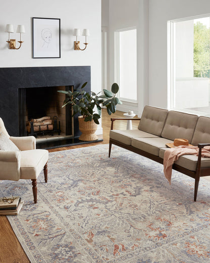 The Rug Corner Chris Loves Julia x Loloi Chris Loves Julia - Rosemarie Oatmeal / Lavender Area Rug