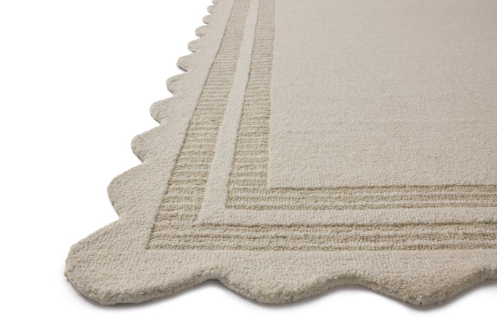 The Rug Corner Chris Loves Julia x Loloi Chris Loves Julia - Scottie Ivory / Grey Area Rug