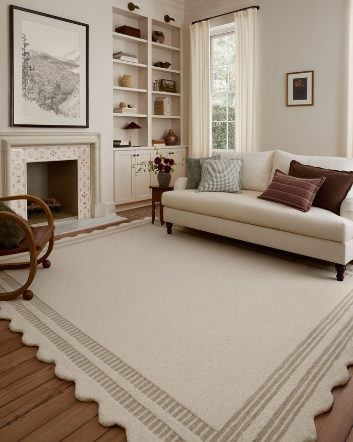 The Rug Corner Chris Loves Julia x Loloi Chris Loves Julia - Scottie Ivory / Grey Area Rug