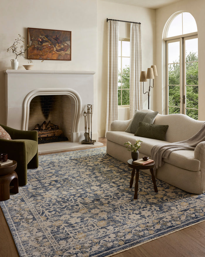 The Rug Corner Loloi II Clarisse Blue / Beige