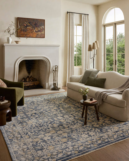 The Rug Corner Loloi II Clarisse Blue / Beige