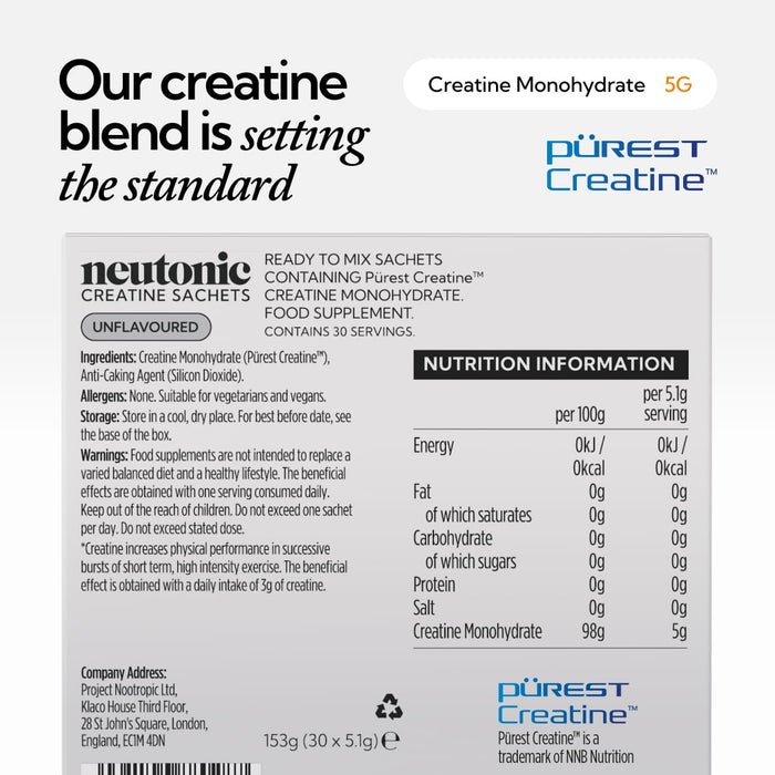 Creatine Sachets - Unflavoured