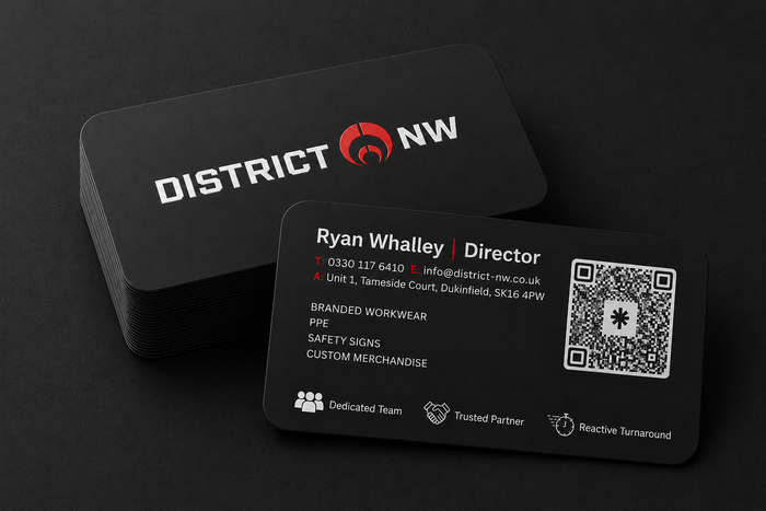 Double Sided (Rounded Corners) - 350gsm Uncoated