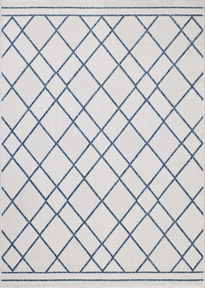 The Rug Corner Loloi II Easton Ivory / Denim