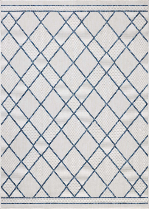 The Rug Corner Loloi II Easton Ivory / Denim