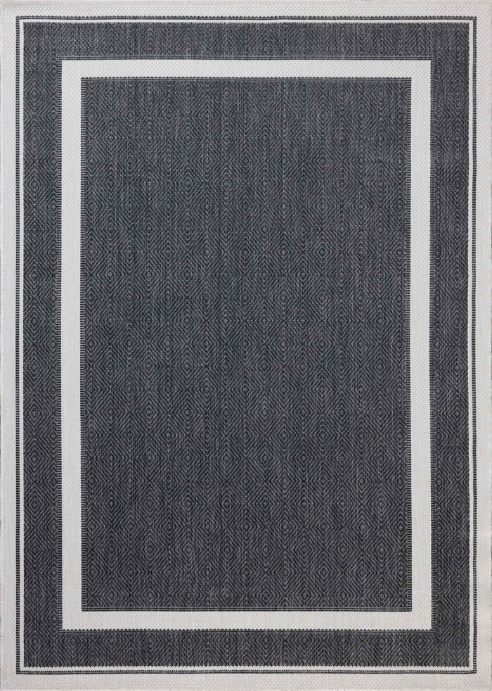 The Rug Corner Loloi II Easton Onyx / Ivory