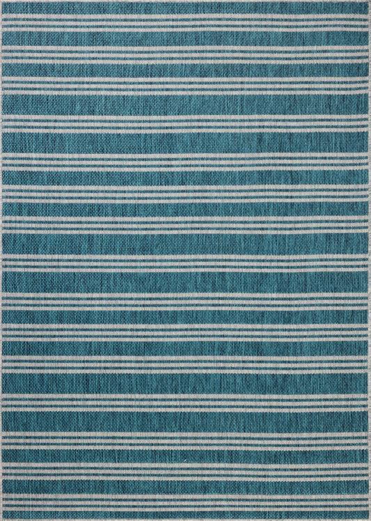 The Rug Corner Loloi II Easton Teal / Fog