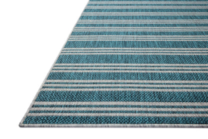 The Rug Corner Loloi II Easton Teal / Fog