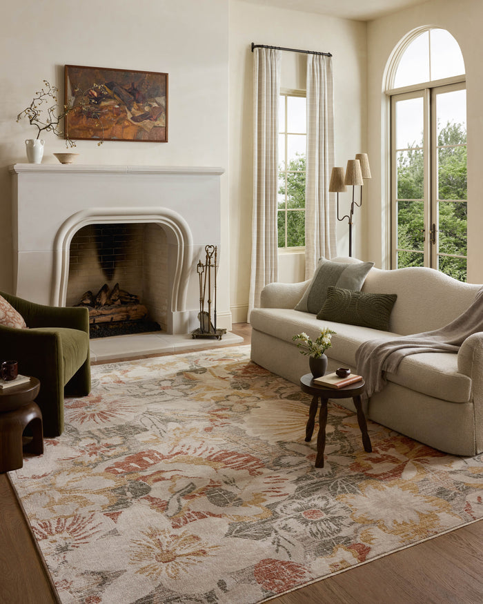 The Rug Corner Loloi II Eileen Natural / Sunrise