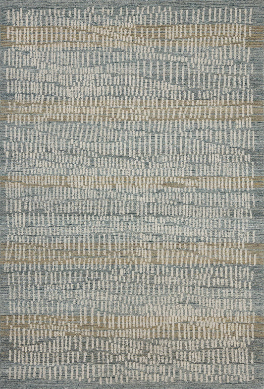 The Rug Corner Loloi Elias Ocean / Oatmeal
